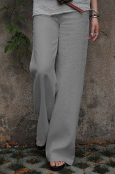 Bas de couleur unie à taille moyenne et droit fendu